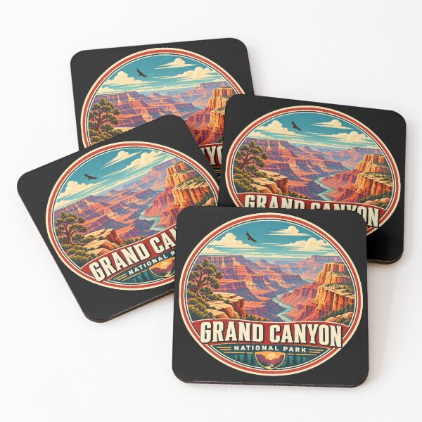 Item preview, Grand Canyon National Park Vintage Travel Sticker designed and sold by WAUZ.