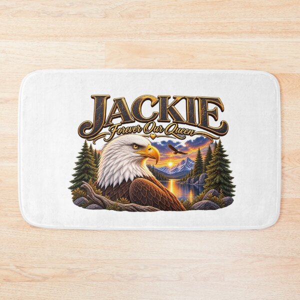 Item preview, Jackie Forever Our Queen Bald Eagle Memorial Tribute designed and sold by CirceRavens.