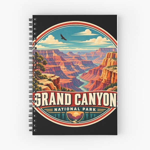 Item preview, Grand Canyon National Park Vintage Travel Sticker designed and sold by WAUZ.