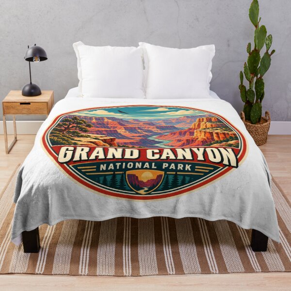 Item preview, Grand Canyon National Park Vintage Travel Sticker designed and sold by WAUZ.