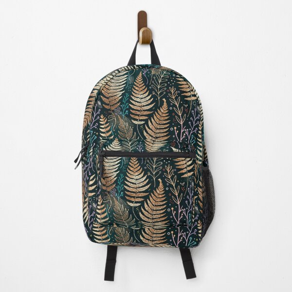 Item preview, Colorful Fern & Botanical Wildflower Seamless Pattern designed and sold by Soul Path Studio.