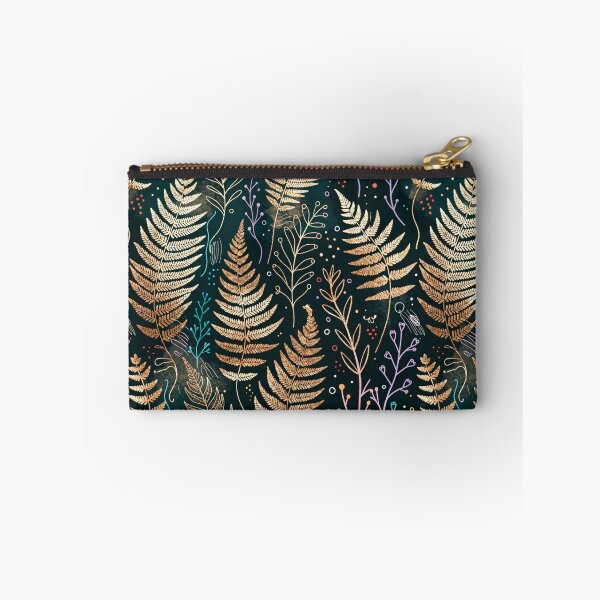 Item preview, Colorful Fern & Botanical Wildflower Seamless Pattern designed and sold by Soul Path Studio.