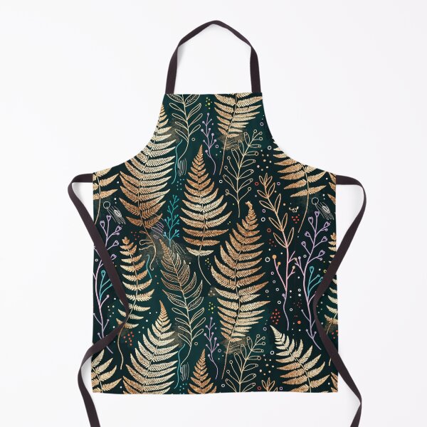 Item preview, Colorful Fern & Botanical Wildflower Seamless Pattern designed and sold by Soul Path Studio.