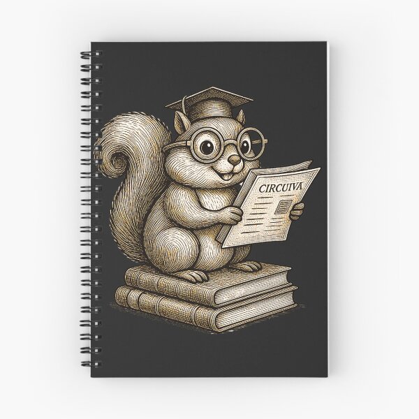 Item preview, Dark Academia Vintage Engraving Scholar Squirrel designed and sold by TrinovaCreates.