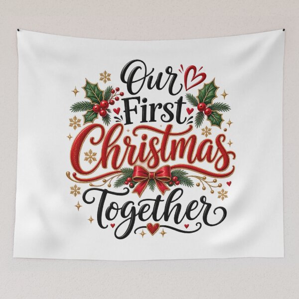 Item preview, Our First Christmas Together designed and sold by Side Quest Co..