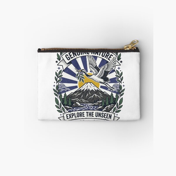 Item preview, Genuine Nature Crane Mountain Badge – Vintage Wilderness Explorer designed and sold by cannsuh.