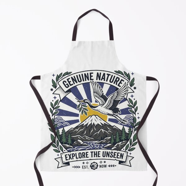 Item preview, Genuine Nature Crane Mountain Badge – Vintage Wilderness Explorer designed and sold by cannsuh.