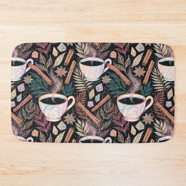Item preview, Colorful Coffee Cup & Cinnamon Botanical Illustration designed and sold by Soul Path Studio.