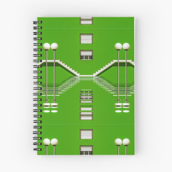 Item preview, a series of steps on a geometric urban green wall designed and sold by mister-john.