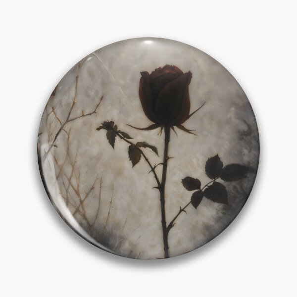 Item preview, Gothic Black Rose in Shadow designed and sold by DarkHolyQueen.