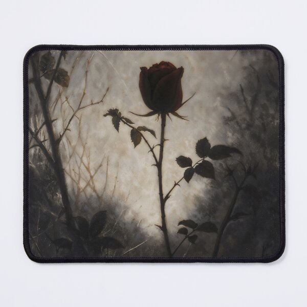 Item preview, Gothic Black Rose in Shadow designed and sold by DarkHolyQueen.