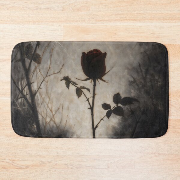 Item preview, Gothic Black Rose in Shadow designed and sold by DarkHolyQueen.