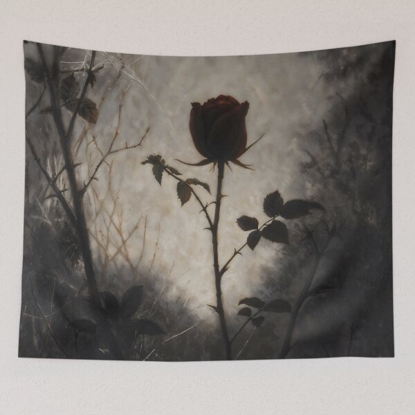 Item preview, Gothic Black Rose in Shadow designed and sold by DarkHolyQueen.