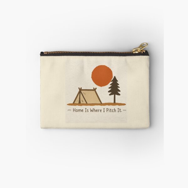 Item preview, Home Is Where I Pitch It Camping Quote designed and sold by ITCHAWAWAA.