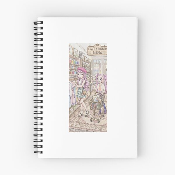 Item preview, Sofi&Coco Shopping Day Illustration designed and sold by SofiaByCruti.