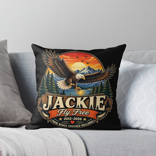 Item preview, Jackie Forever Our Queen Bald Eagle Memorial Tribute designed and sold by CirceRavens.