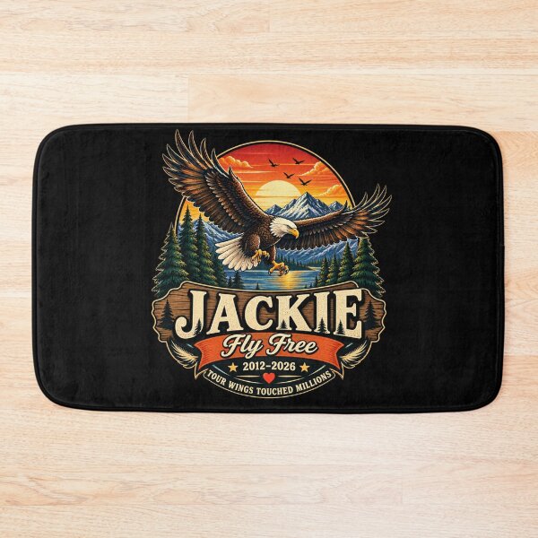 Item preview, Jackie Forever Our Queen Bald Eagle Memorial Tribute designed and sold by CirceRavens.