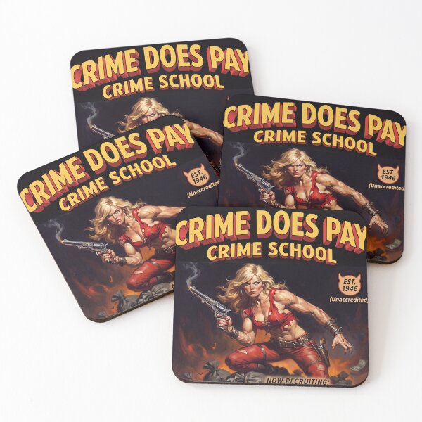 Item preview, Crime Does Pay Crime School designed and sold by graficsfx.