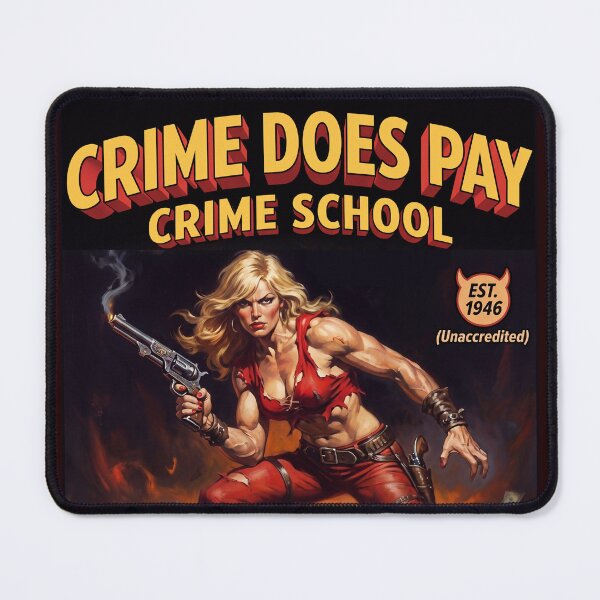Item preview, Crime Does Pay Crime School designed and sold by graficsfx.