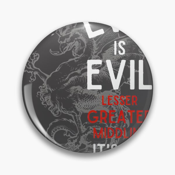 Item preview, Evil Is Evil - Fantasy Beast Design ⭐⭐⭐⭐⭐ designed and sold by younhimself.