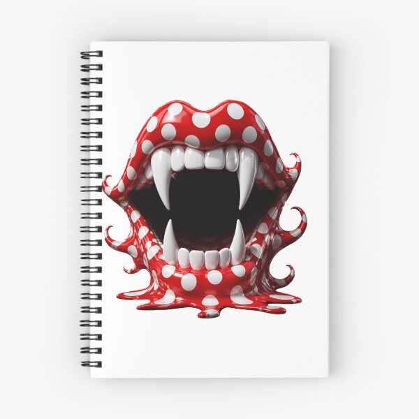 Item preview, Melting Polka Dot Vampire Mouth and Fangs designed and sold by YourColorsWall.