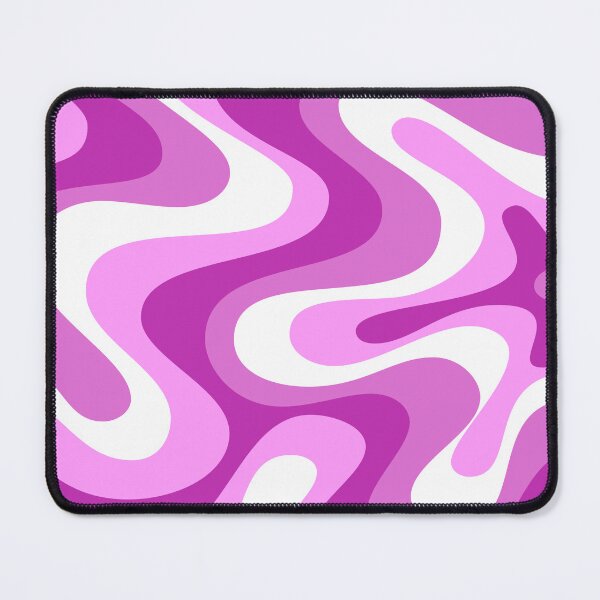Item preview,  Liquid Swirl Retro Abstract in purple tones, Cream, and White designed and sold by Differenceee.