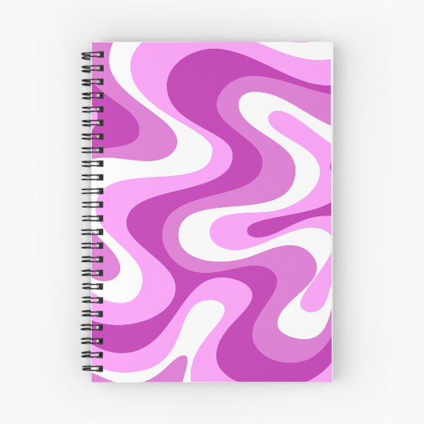Item preview,  Liquid Swirl Retro Abstract in purple tones, Cream, and White designed and sold by Differenceee.