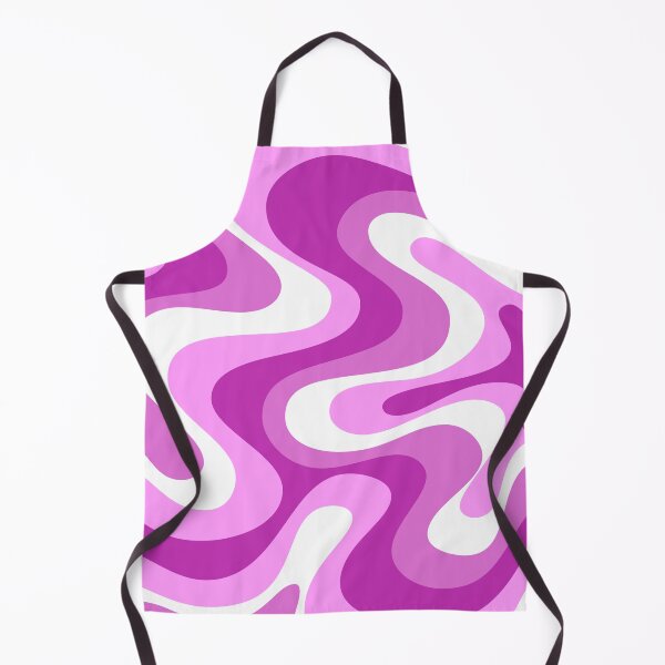 Item preview, Liquid Swirl Retro Abstract in purple tones, Cream, and White designed and sold by Differenceee.