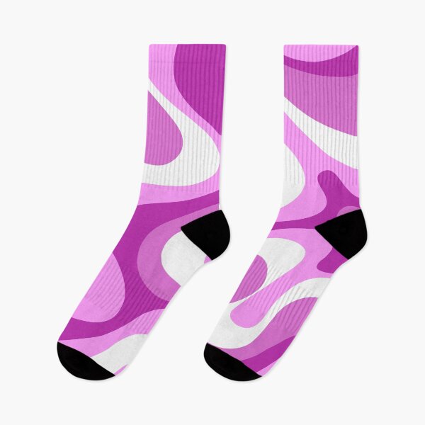 Item preview,  Liquid Swirl Retro Abstract in purple tones, Cream, and White designed and sold by Differenceee.