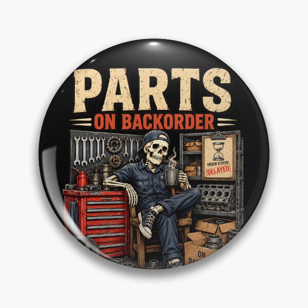 Item preview, Parts On Backorder Funny Skeleton Mechanic Graphic designed and sold by VGAfanatic.