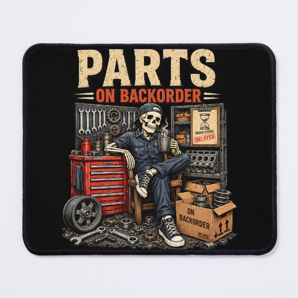 Item preview, Parts On Backorder Funny Skeleton Mechanic Graphic designed and sold by VGAfanatic.