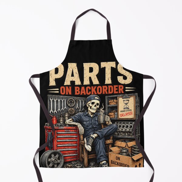 Item preview, Parts On Backorder Funny Skeleton Mechanic Graphic designed and sold by VGAfanatic.