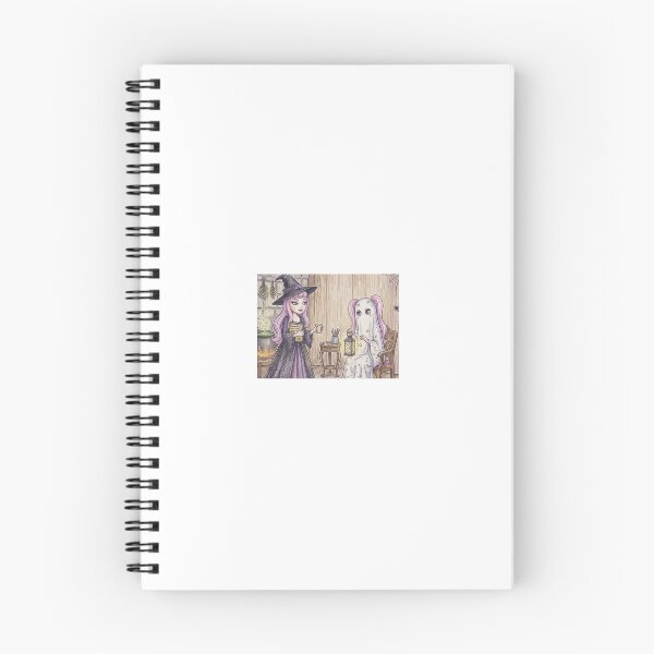 Item preview, Cute Witch and Sheet Ghost Friends Illustration designed and sold by SofiaByCruti.
