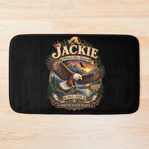 Item preview, Jackie Forever Our Queen Bald Eagle Memorial Tribute designed and sold by CirceRavens.