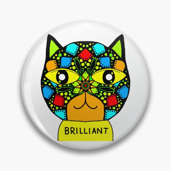 Item preview, Affirmation Mandala Cat vol 2 - BRILLIANT designed and sold by MugshotCats.