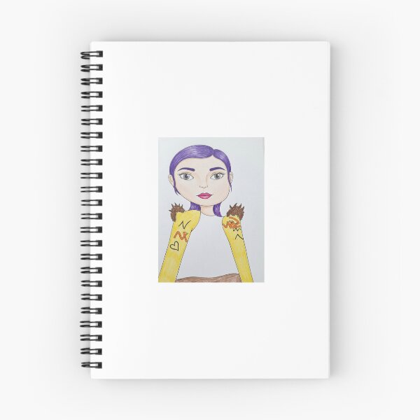 Item preview, Purple Hair Girl Streetwear Fashion Illustration designed and sold by SofiaByCruti.