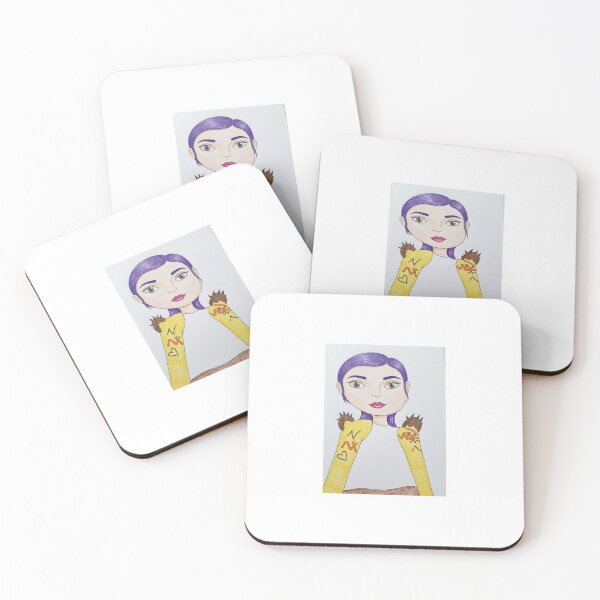 Item preview, Purple Hair Girl Streetwear Fashion Illustration designed and sold by SofiaByCruti.