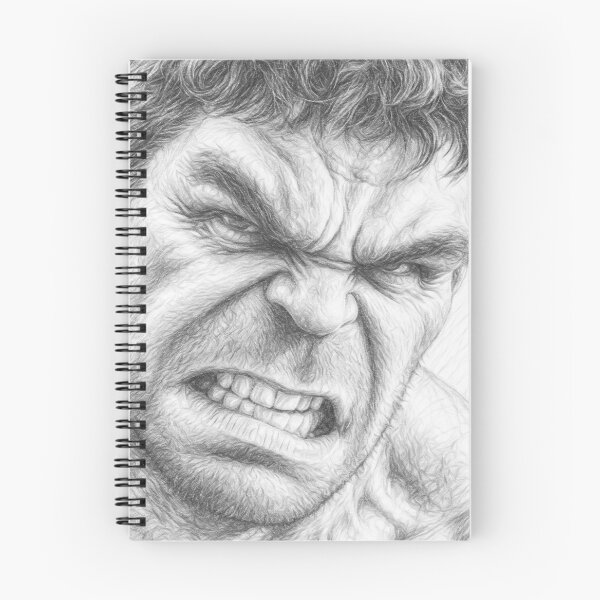 Item preview, Angry Giant Pencil Drawing - Intense Superhero Portrait Art designed and sold by Leon Woods Pencil Art.