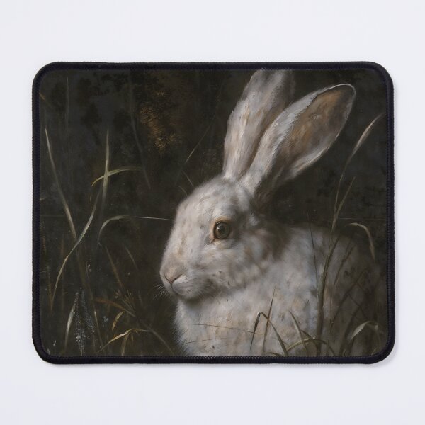 Item preview, Gothic White Rabbit in Dark Woods designed and sold by DarkHolyQueen.