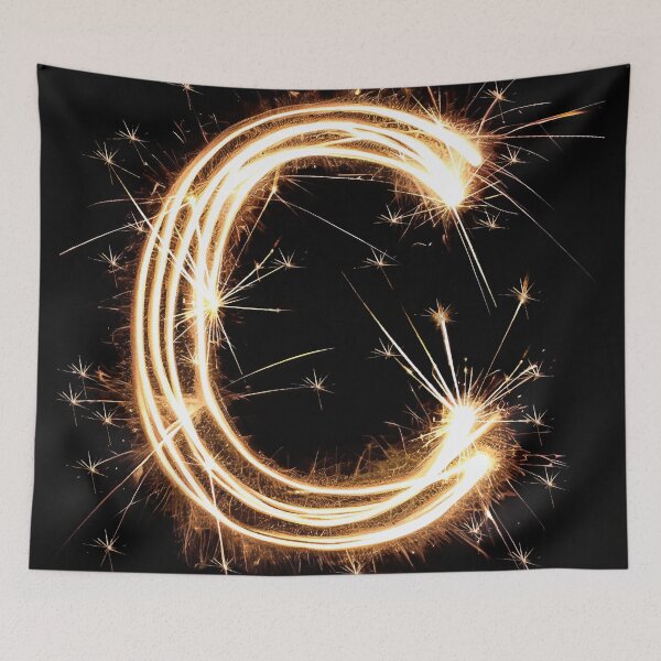 Item preview, SPARKLERS LETTER C designed and sold by ART-TYPE.