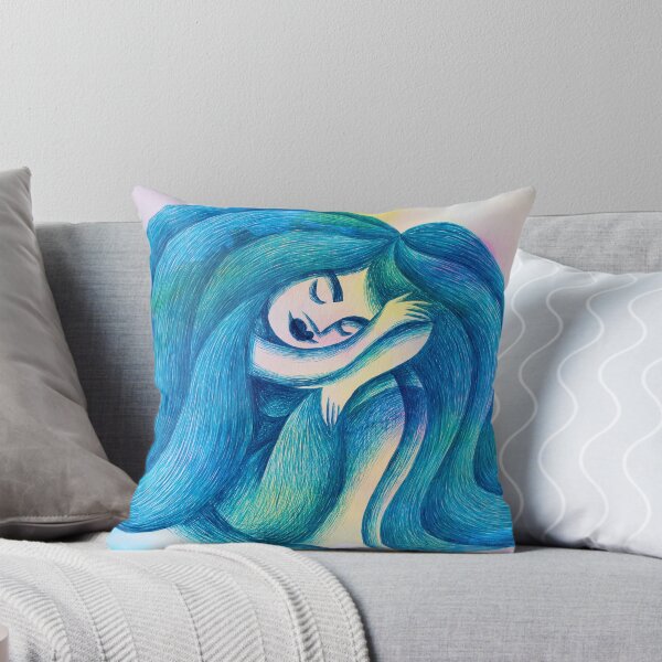 Item preview, Girl enjoying her peace designed and sold by Myrarte.