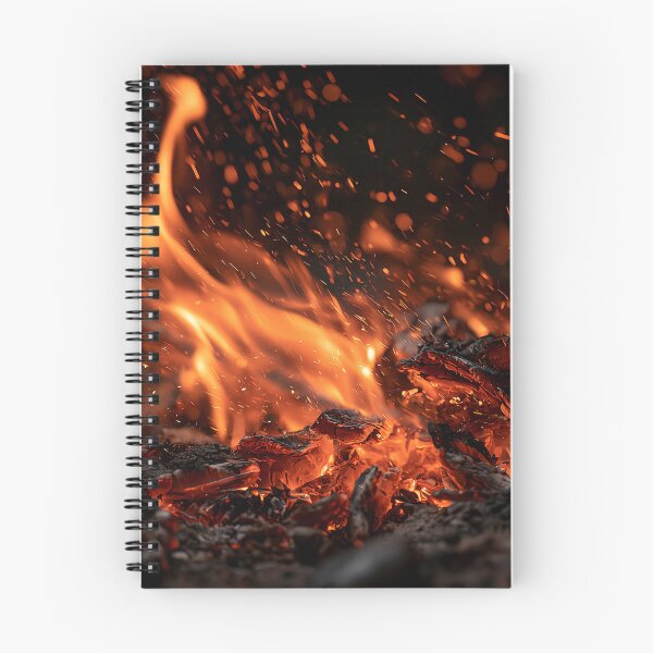 Item preview, Fire Sparks and Red Hot Coals Glowing Cinders Rising Into the Dark designed and sold by Yoruhara.