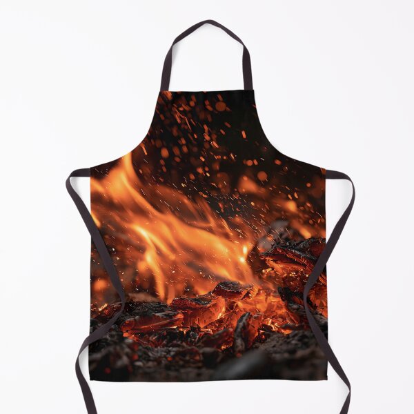 Item preview, Fire Sparks and Red Hot Coals Glowing Cinders Rising Into the Dark designed and sold by Nine Lives Studio.