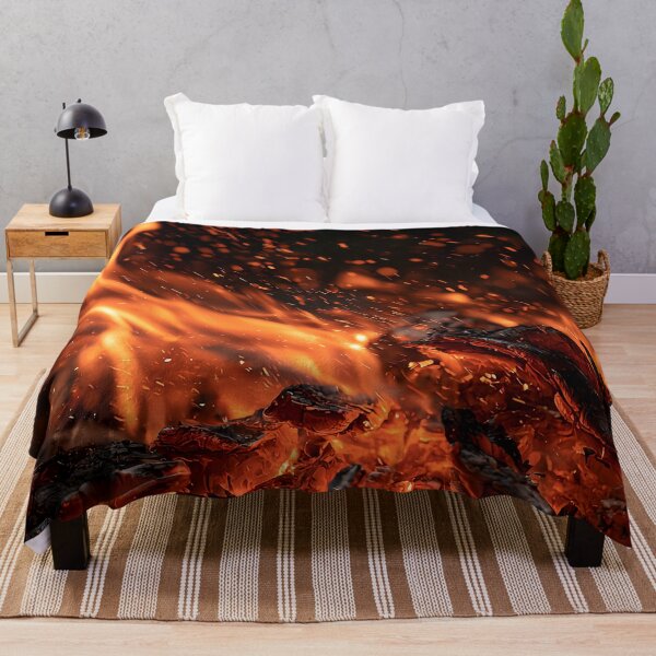 Item preview, Fire Sparks and Red Hot Coals Glowing Cinders Rising Into the Dark designed and sold by Nine Lives Studio.