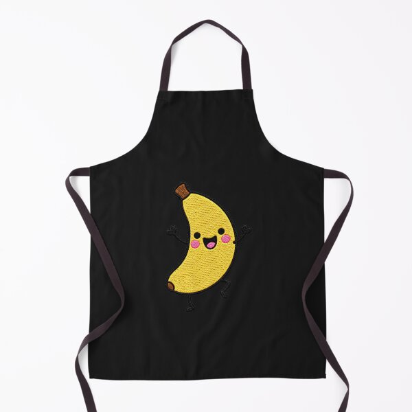 Item preview, Funny Dancing Banana Kawaii Embroidery Patch designed and sold by ColorSplash123.