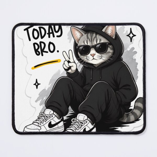 Item preview, Cool Cat Streetwear Hoodie Peace Sign designed and sold by WelLarsDigitals.