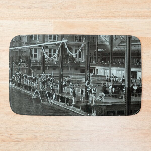 Item preview, Early 1900s Swimmers at the Historic Sutro Baths – San Francisco, California designed and sold by SiliconValleyUS.