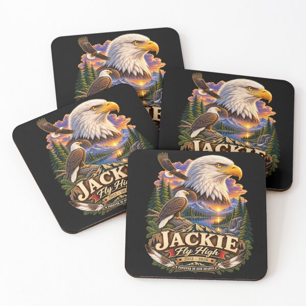 Item preview, Jackie Forever Our Queen Bald Eagle Memorial Tribute designed and sold by CirceRavens.