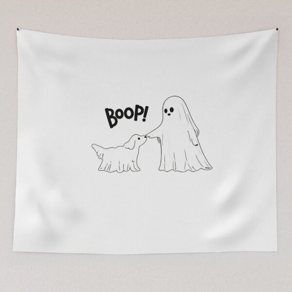 Item preview, Ghost Boop Halloween Dog | Cute Spooky Dog Lover designed and sold by roartusa.