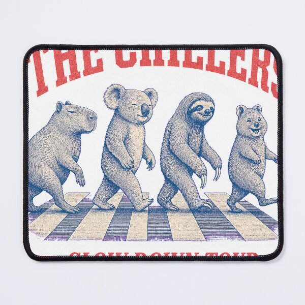 Item preview, The Chillers Slow Down Tour Vintage Animal Crosswalk T-Shirt designed and sold by KIDEnia.